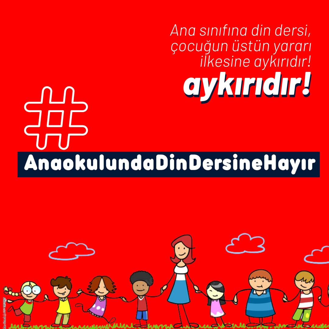 sodaporg's tweet photo. Zorunlu din dersleri kaldırılsın, din derslerini anaokuluna kadar indirecek tavsiye kararı geri çekilsin. 

#AnaokulundaDinDersineHayır https://t.co/ZwIVnDsAj8