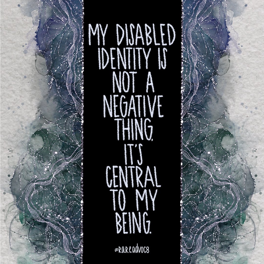 r_a_r_e_advoc8's tweet photo. There’s nothing negative about the self acceptance I feel surrounding my Disabled experiences—if you think it is, then you’re just uncomfortable with disability &amp; expect me to swallow my pride to make you comfortable. 

#Disability #DisabilityPride #Ableism #BreakTheBias #Artist https://t.co/3a0BlnOZRZ