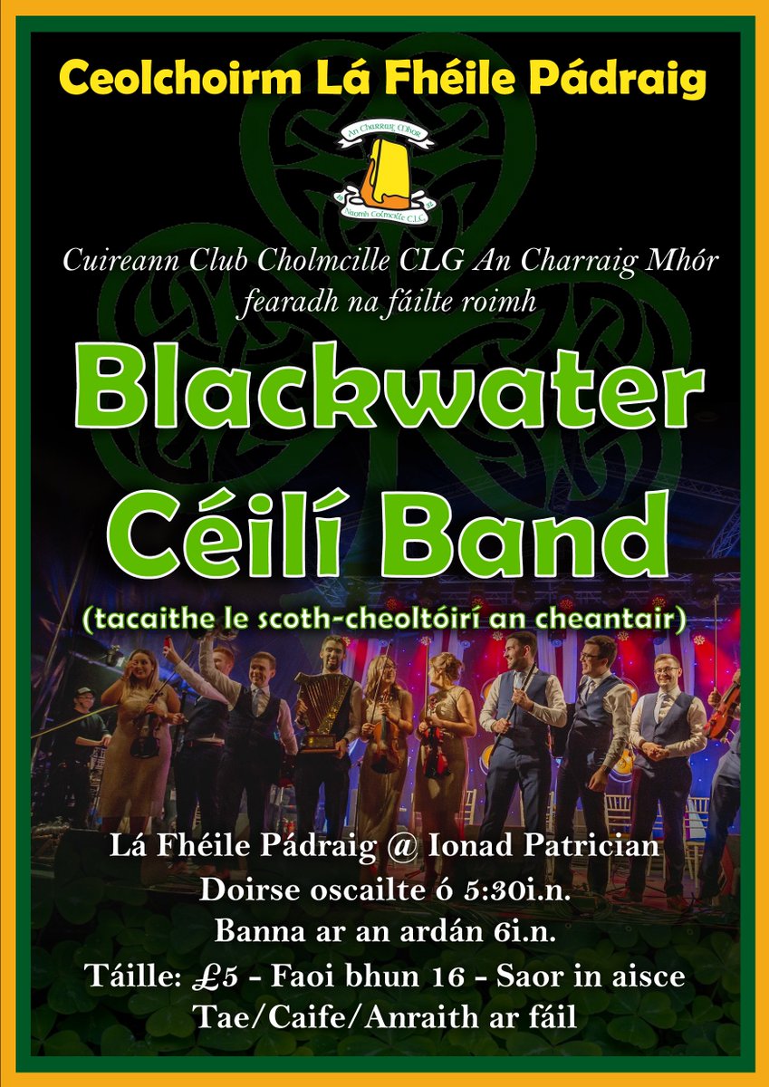 🎻☘️ Ceolchoirm Lá Fhéile Pádraig ☘️🎻
<a href="/fermanaghomagh/">Fermanagh & Omagh District Council</a>  #SnaG22 #FODC #Gaeilge <a href="/TyroneGAALive/">Tyrone GAA</a> #GAAgaeilge #GAABelong