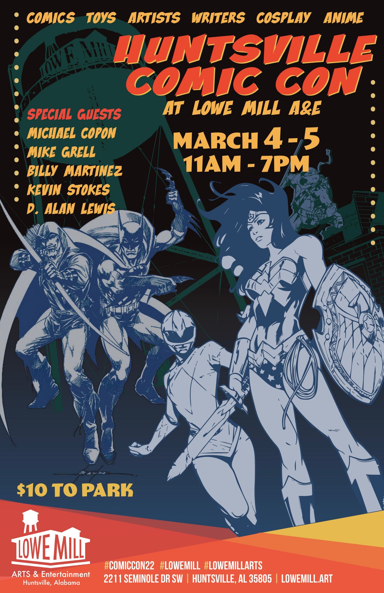 Lowe Mill A&E on Twitter "Huntsville Comic Convention is an affordable