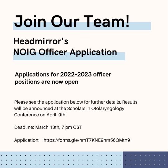 headmirror_com's tweet photo. https://t.co/2ahys74otK

With the academic year coming to a close, NOIG is looking for the 2022-2023 year. Deadline for applications is on March 13th at 7 pm CST. We look forward to reviewing your applications and in welcoming the new round of officers! https://t.co/eEnKj6EIaO