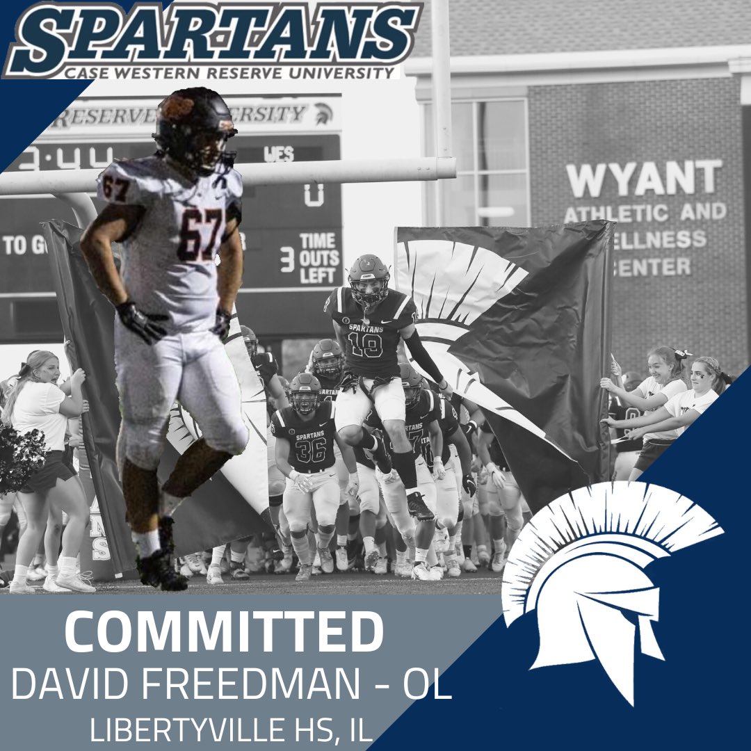 I am extremely excited and proud to announce that I have committed to Case Western Reserve University to continue my academic and athletic career! Thank you to all of my family, teammates, peers, and coaches who have helped me along the way! Go Spartans!