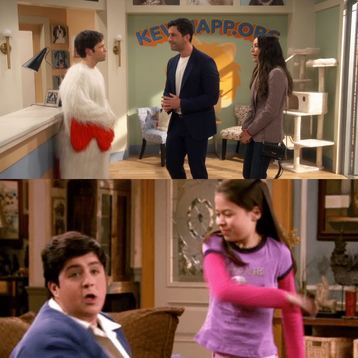 Miranda Cosgrove and Josh Peck reunite in Season 2 of 'iCarly' on  @ParamountPlus., image size:1170x1170