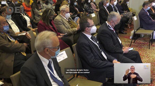 riaces_org's tweet photo. El presidente de @riaces_org, participa en inauguracion del II Seminario Iberoamericano de Calidad en EaD, espacio privilegiado que impulsa la calidad de la educación a distancia y virtual, con inclusión educativa @UniversidadUNAD @Mineducacion @EspacioOEI https://t.co/larVSDJGXB