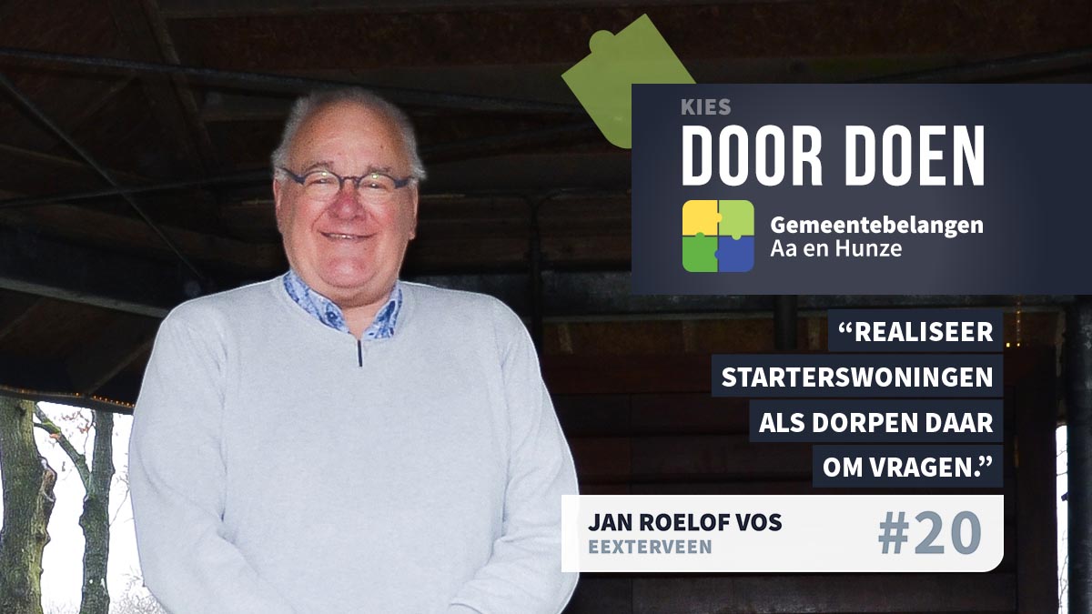 CGB_AenH's tweet photo. 𝗘𝘃𝗲𝗻 𝗯𝗶𝗷𝗽𝗿𝗮𝘁𝗲𝗻 𝗺𝗲𝘁.. Jan Roelof Vos. Jan Roelof (76) uit Eexterveen woont samen met Hillie, heeft twee uitwonende dochters en is opa van vier kleinkinderen. Hij zet zich graag in voor de leefbaarheid van dorpen en is voorzitter van Dorpsbelangen Eexterveen. https://t.co/SRMgDgwD1Q