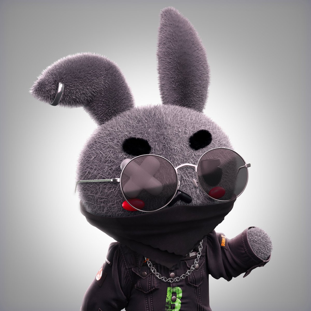 Erebuz_'s tweet photo. @ryandcrypto Should definitely check out @thebunnybuddies.
 @rhabbitz_ dedication to his craft shows with reveal. 
They community is a tight knit unit. founding team / artist involved in the community .

They are developing a P2E game with @bridgeverse. Looking to bring multiple nfts together https://t.co/onOllM2CIt