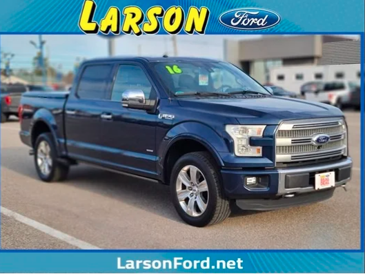 LarsonFord's tweet photo. The Larson Ford Real Deal Used Car of The Week!
💥 Price drop by $2,811

Looking for a used vehicle? Drive home this 2016 Ford F-150, today!

Shop now: https://t.co/TRq4Vb5xAB https://t.co/NmDsjCKgKW