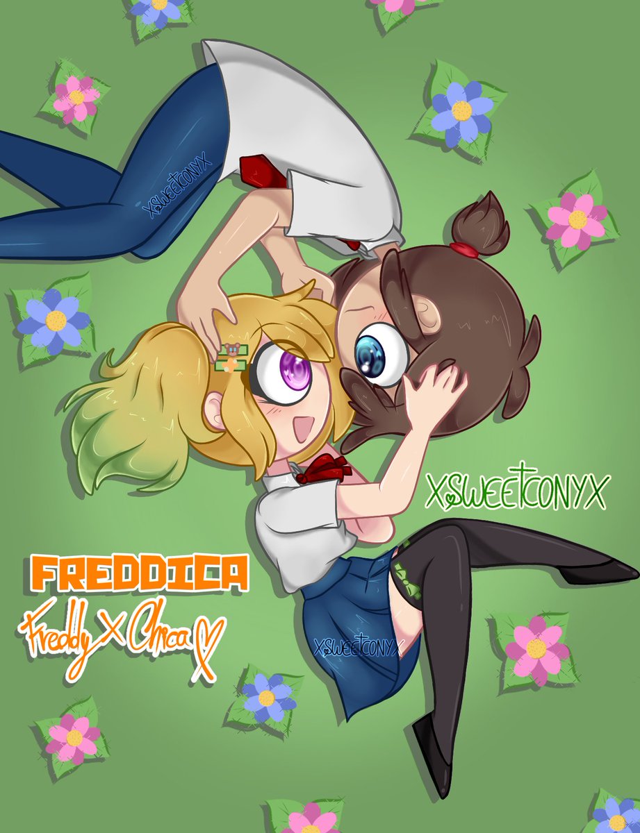 FREDDICA TIME!! <3💞🐥🐻
⠀⠀⠀⠀
(🌷)Tenía muchas ganas de dibujar este ship #freddica nunca había hecho dibujos con dedicación de ships, pero siempre hay una primera vez y espero les guste! <3 💞 
⠀⠀⠀
#FREDDICAFNAFHS #freddica #fnafhs #fhs #fnaf