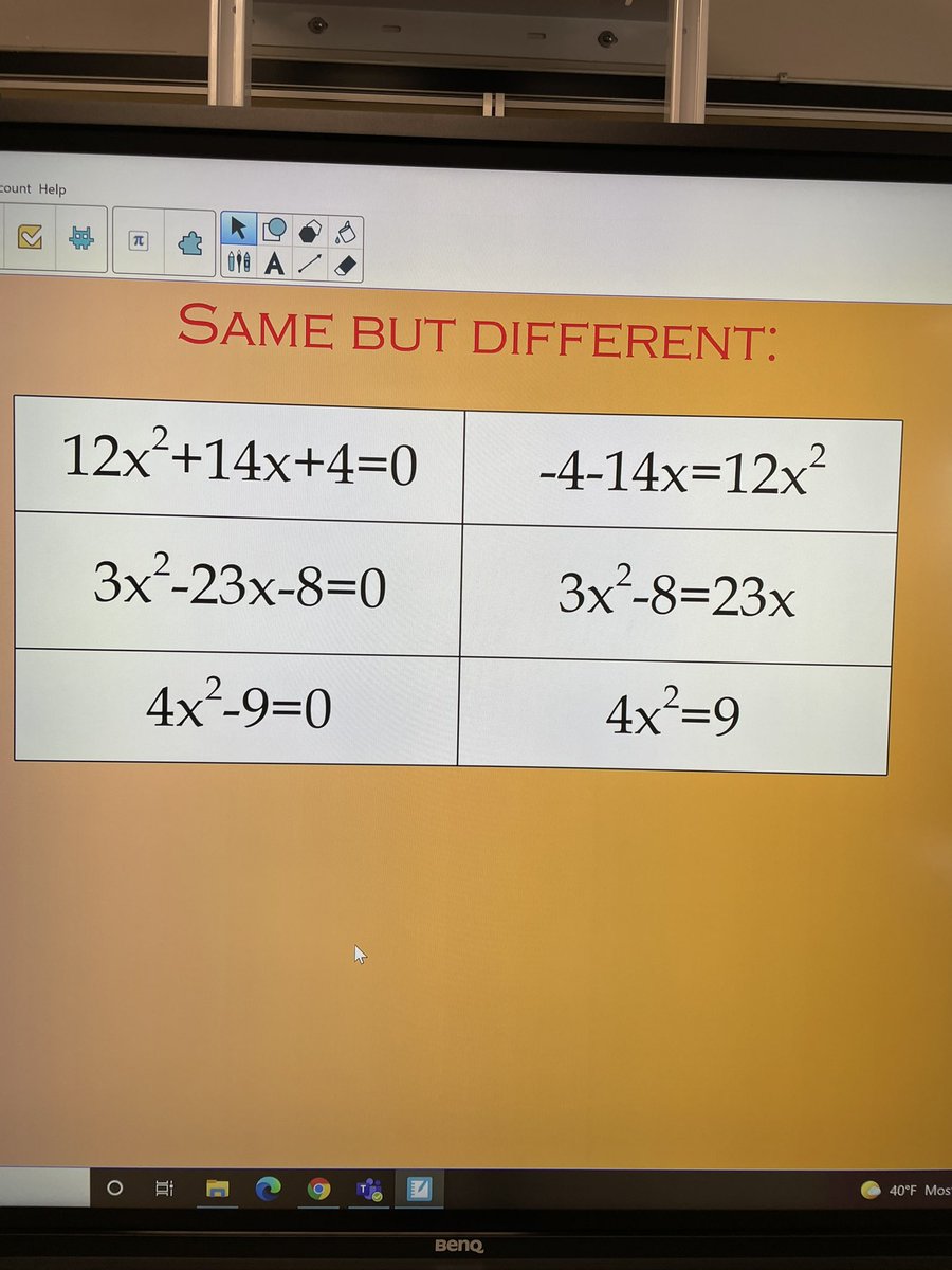 CheriNeuman's tweet photo. Day two of Quadratics and SO impressed! https://t.co/wEuU8wGu0s