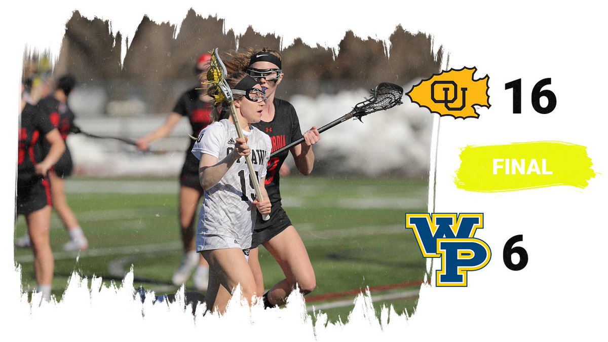 Braves Athletics (@bravesathletics) on Twitter photo FINAL: <a href="/OUWLAX1/">Ottawa Women’s Lacrosse</a>-16, <a href="/WPUAthletics/">WPU Athletics</a>-6
Cecily Anderson scored five goals in the contest and Quinn Crandall finished with four goals and four assists as well! Ottawa outshot the Statesmen, 29-14.
#BraveNation x #kcacscores FINAL: <a href="/OUWLAX1/">Ottawa Women’s Lacrosse</a>-16, <a href="/WPUAthletics/">WPU Athletics</a>-6
Cecily Anderson scored five goals in the contest and Quinn Crandall finished with four goals and four assists as well! Ottawa outshot the Statesmen, 29-14.
#BraveNation x #kcacscores