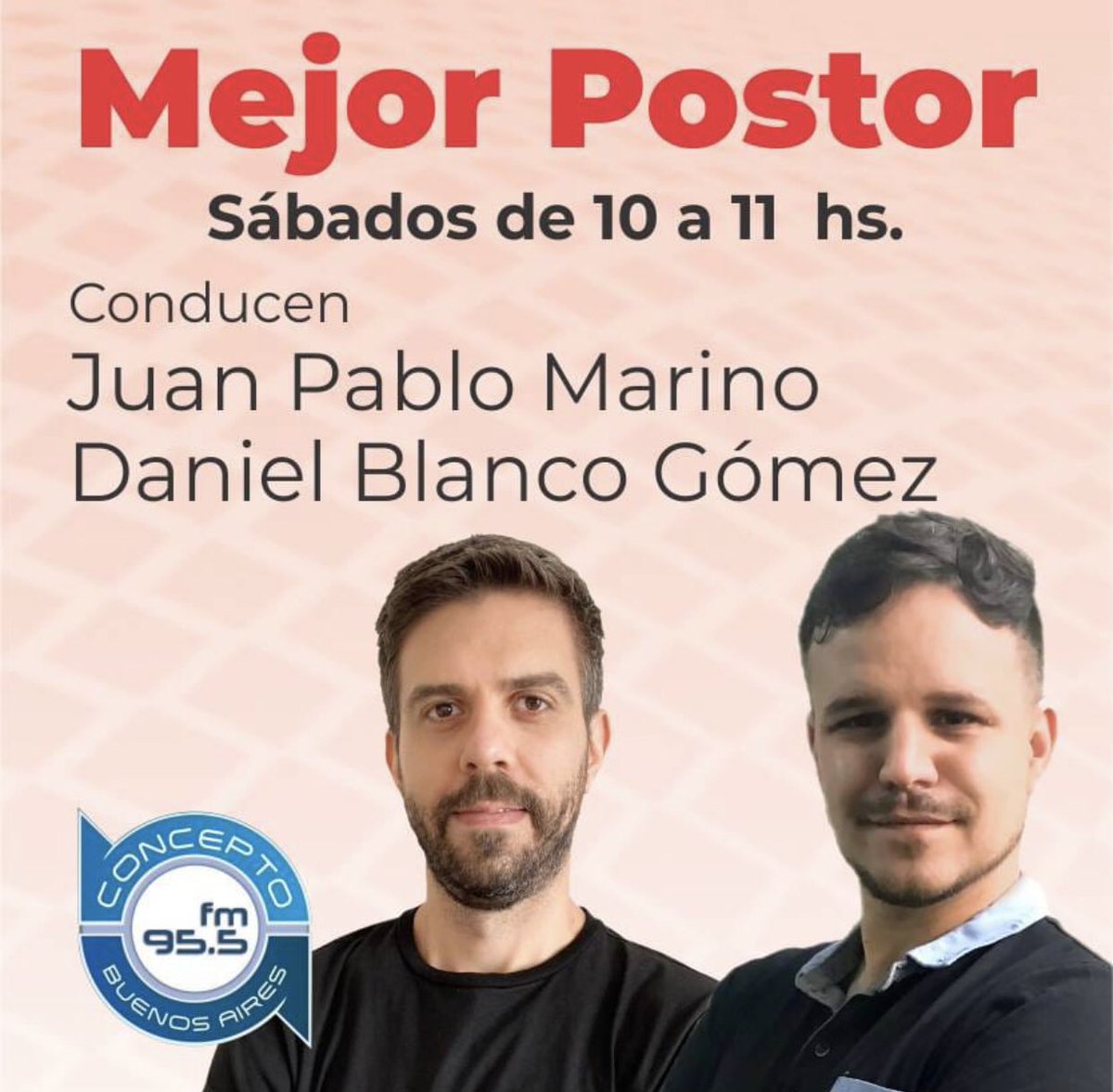 Arrancamos este sábado 5/3 #MejorPostor con el crack y amigo <a href="/DBlancoGomez/">Daniel Blanco Gómez</a> por <a href="/ConceptoFM/">Concepto FM 95.5</a> 🙌