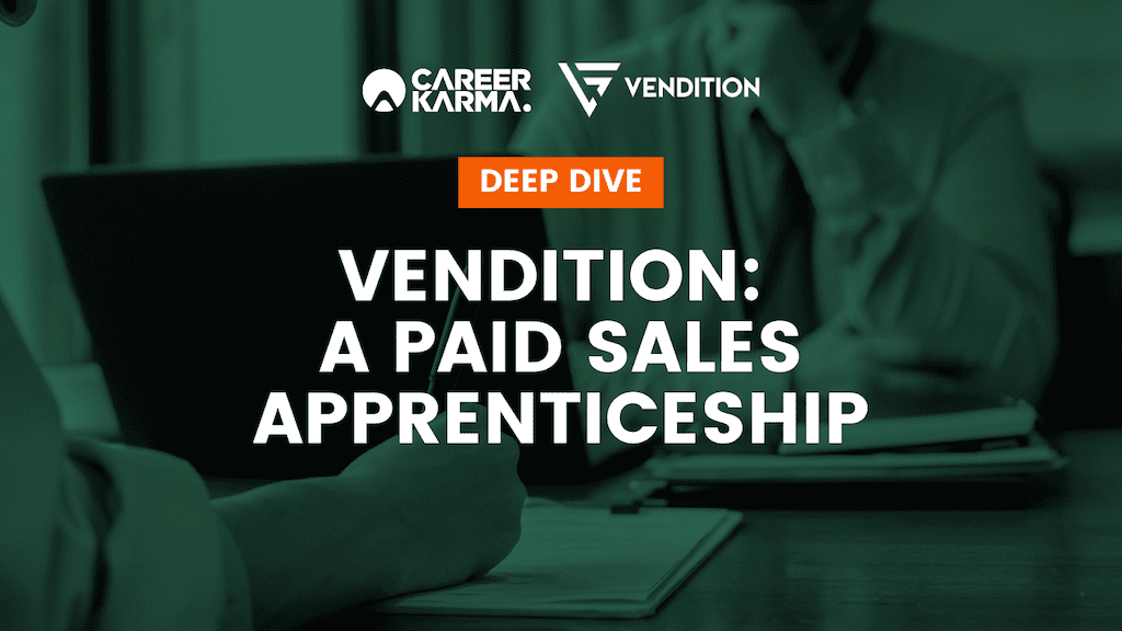 Career_Karma's tweet photo. In this day and age, becoming a successful #SalesProfessional requires more than excellent customer relationship skills. @GoVendition future proofs your career by molding you into a sought-after #SDR. Read more from our article below. 

https://t.co/zPXpDLDXi2 https://t.co/ehuTdHFuuQ
