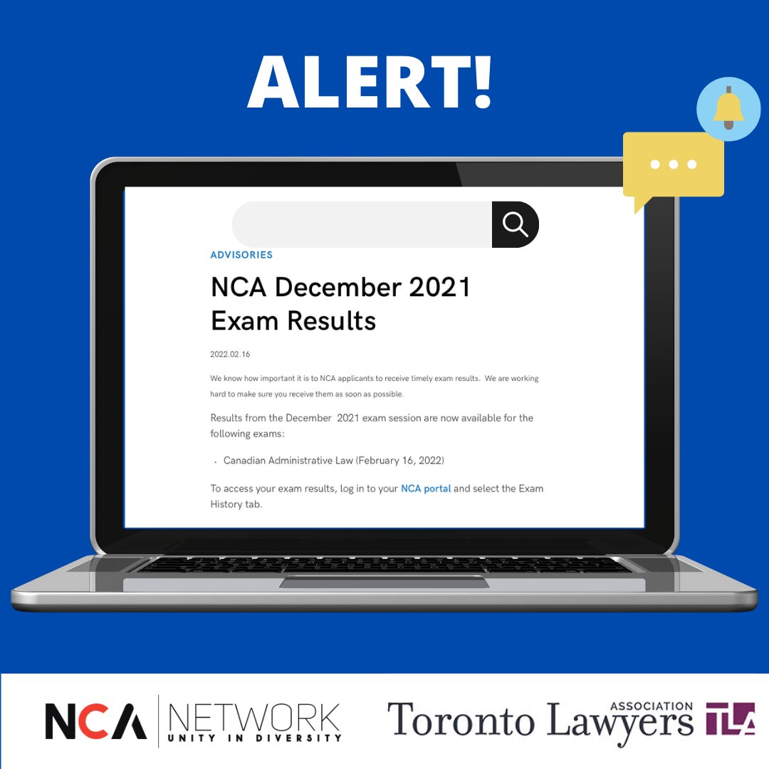 ncanetworkTO's tweet photo. Alert NCA Candidates! Please take note that the NCA Committee has released December 2021 Exam Results for some exams. 

For more details, please visit https://t.co/aK5O2WBgy0 https://t.co/jqZYlibPBu