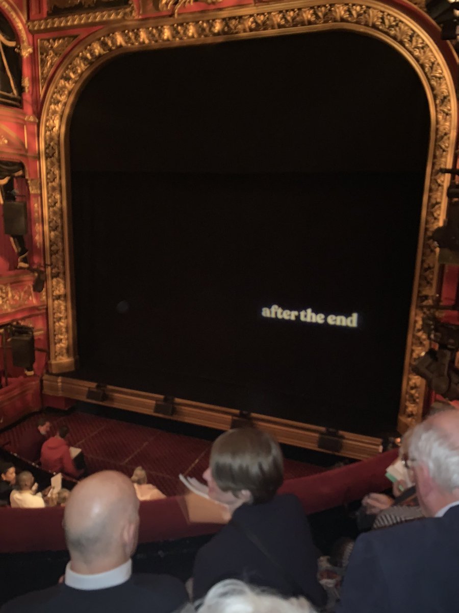 Press night for <a href="/stratfordeast/">Stratford East</a> for #aftertheend fab show! Excited for our partnership to unfold over the next year @clearchanneluk <a href="/3Caz/">Caroline</a>
