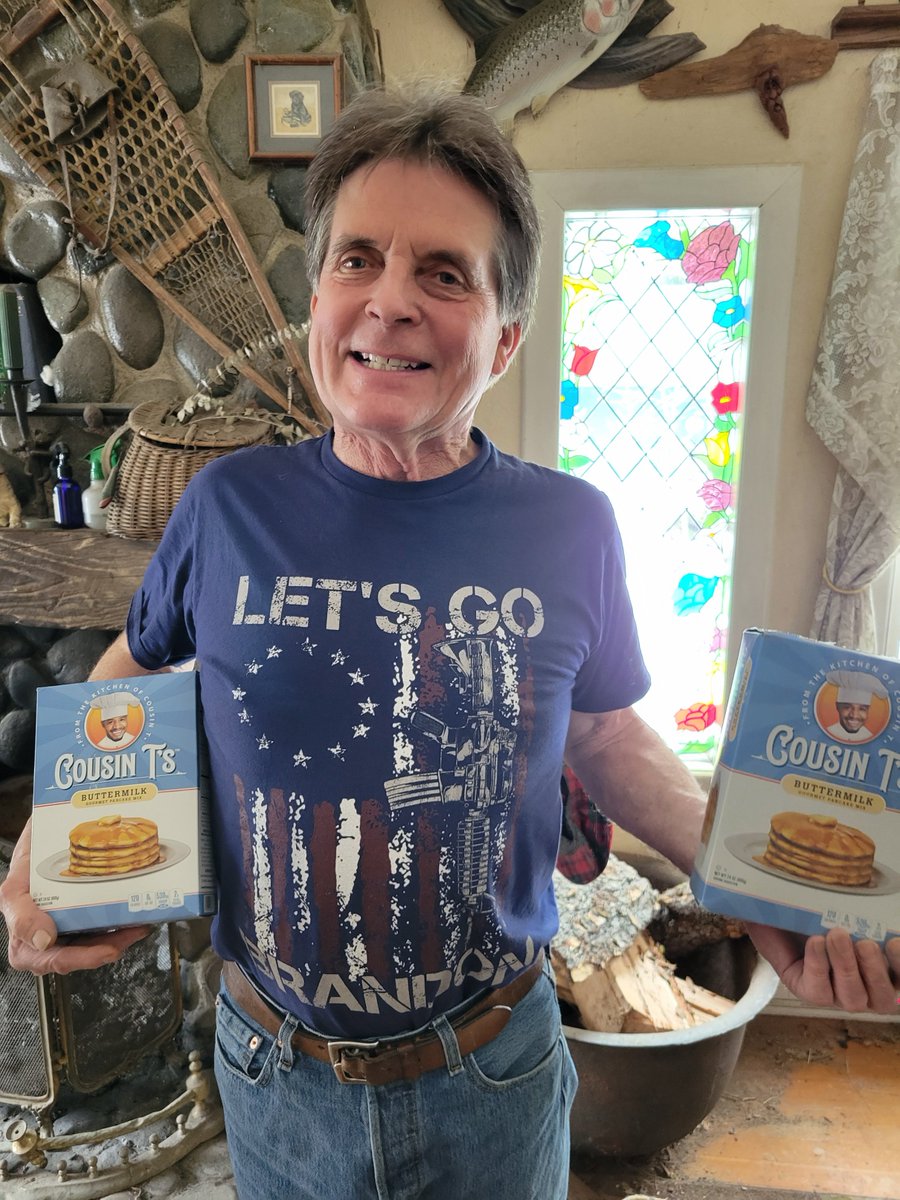 @w_terrence Just received two boxes of Cousin Ts buttermilk pancake mix, and they are delicious.