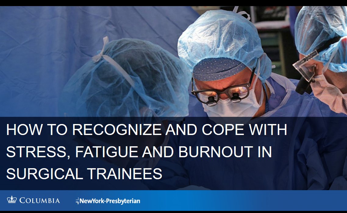 drglasofer's tweet photo. Delighted to join @laurylmayer @ColumbiaPsych and members of @ColumbiaSurgery to talk about #stress and #burnout in trainees. https://t.co/1HjvJTEEHo