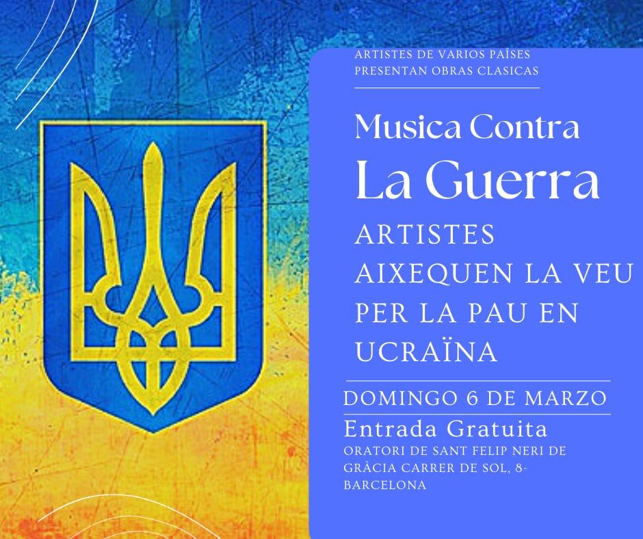cedes950's tweet photo. Qui vulgui venir la cultura també amb Ucraïna i NO A LA GUERRA https://t.co/SqQp1GnX8w