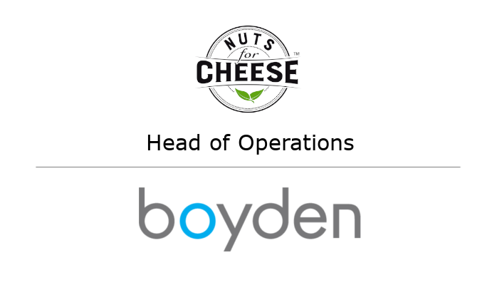 Boyden has partnered w/ <a href="/nutsforcheese/">Nuts For Cheese</a> in the recruitment of a Head of Operations. Learn more here >> boyden.ca/canada/opportu…