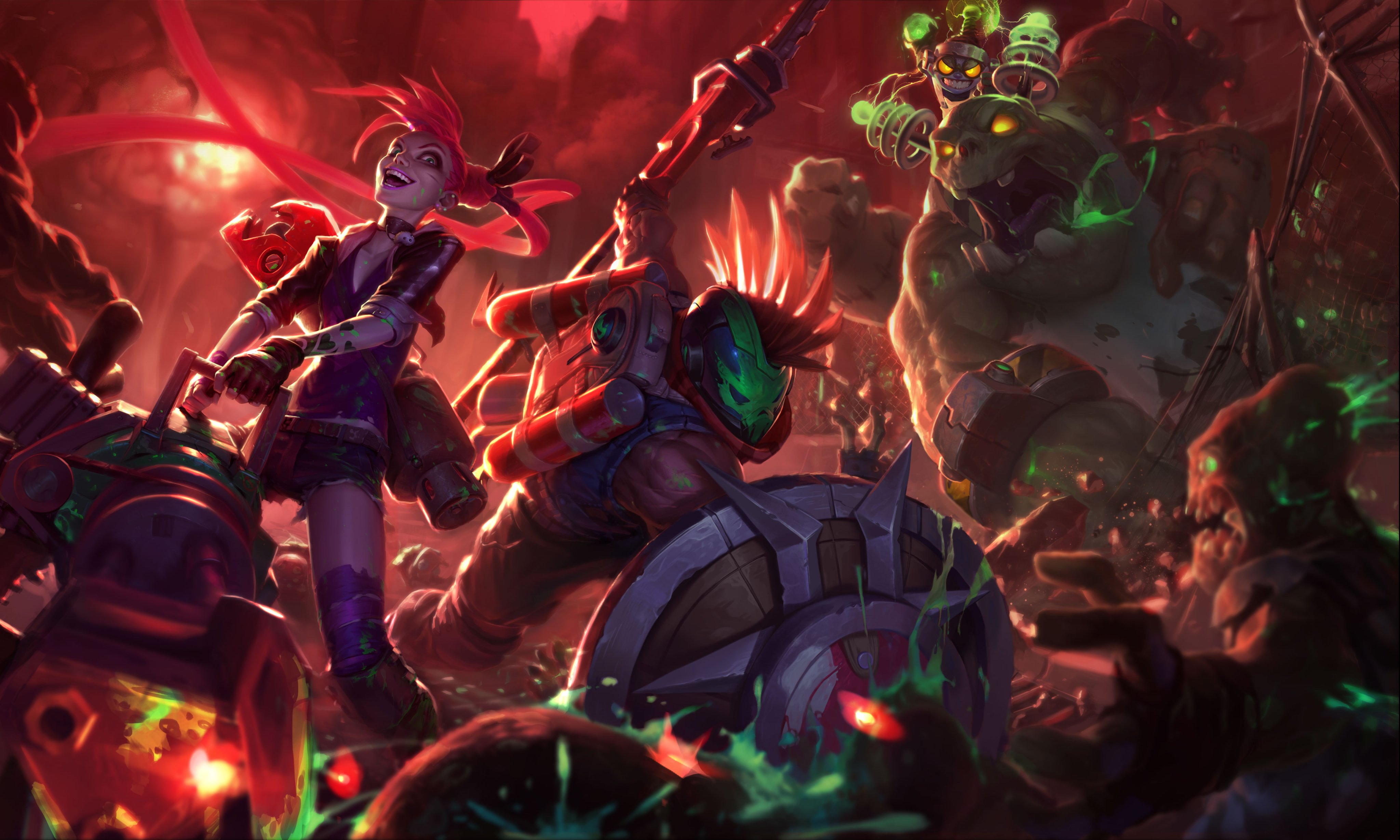 League of Legends: Wild Rift on Twitter: "Mostre a todos do que é capaz com essas novas skins assustadoras. Disponíveis agora! ? Malphite de Obsidiana ?♂️ Pantheon Caça-Zumbis https://t.co/ttY3YLzjDj" / Twitter