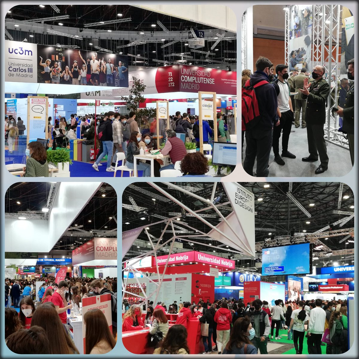 Nuestros alumnos de Bachillerato han visitado AULA, el Salón Internacional del Estudiante en Ifema Madrid <a href="/OrientacionHBST/">Orientación HBST</a> <a href="/HBSTORREJON/">Humanitas Torrejón</a>