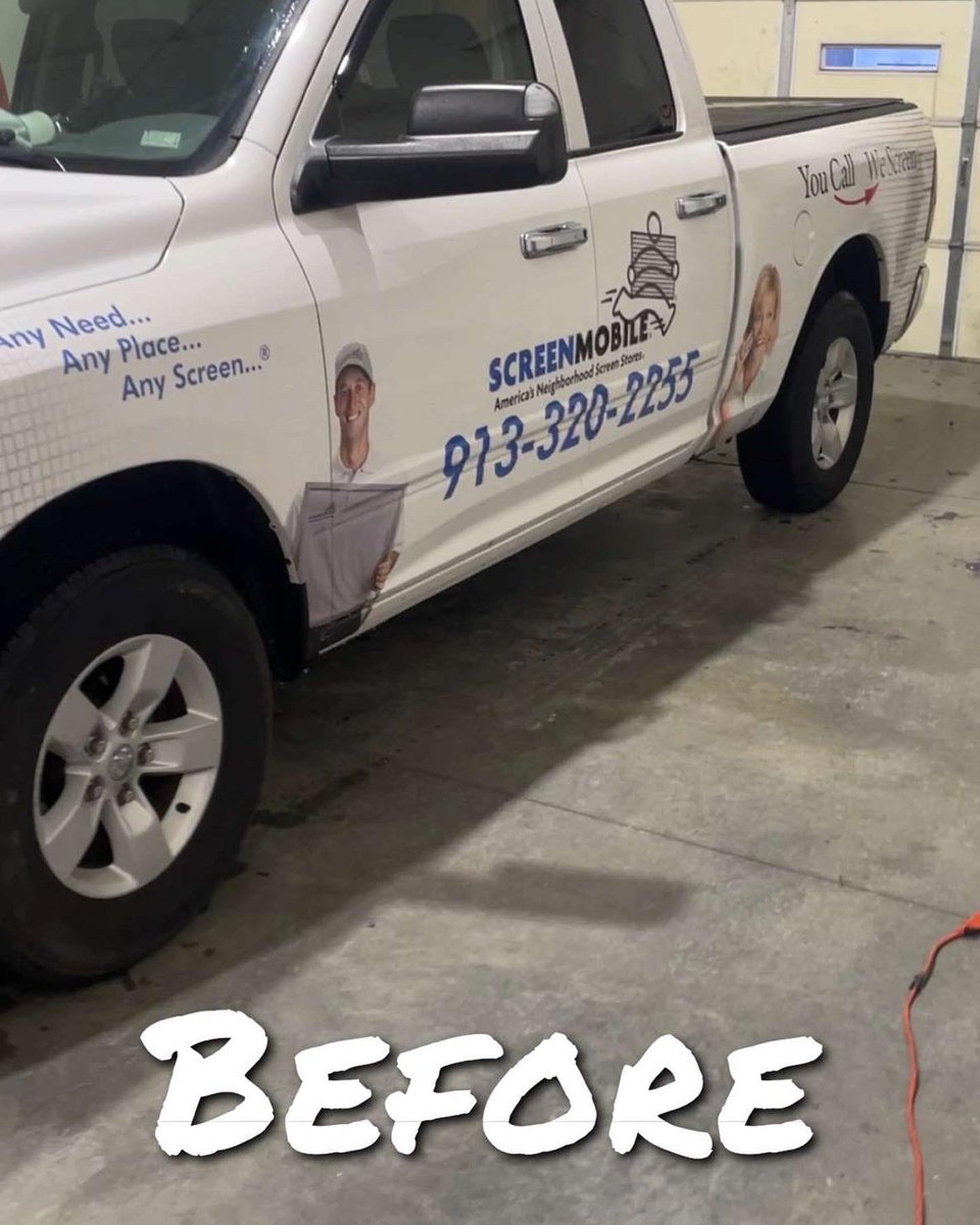 TierOneWraps's tweet photo. Had the Opportunity to help our friends @Screenmobile_SM with Removal of Old Wrap and Print / Install of Updated Branding! Thank You for Choosing Tier One! 

If your business is looking to update or renovate your Comapny Vehicles feel free to reach out via DM! https://t.co/vEpH1nc8qt