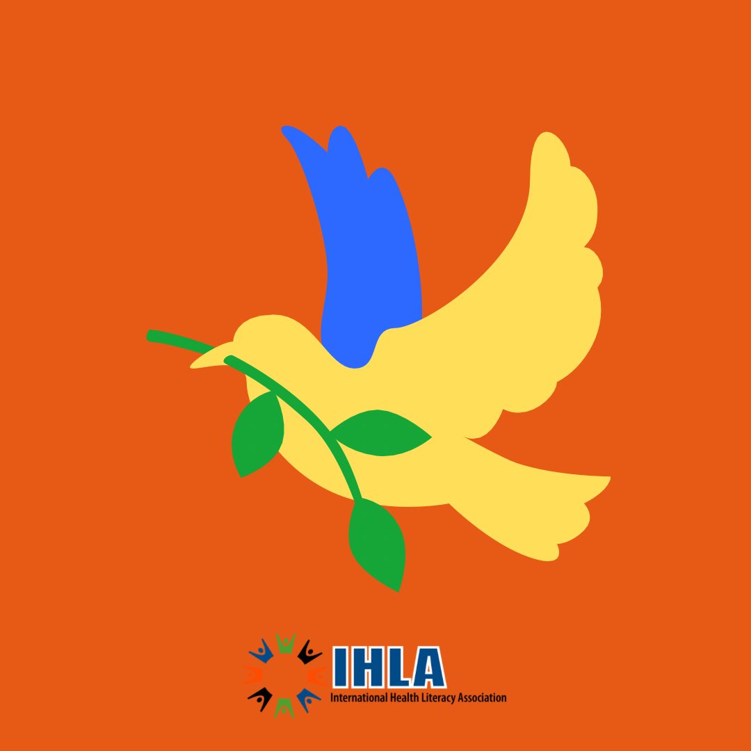 International Health Literacy Association calls on all members to support humanitarian aid to Ukraine and pave the way for peace in any way possible. Our thoughts are with anyone affected. #healthliteracy #PeaceNotWar