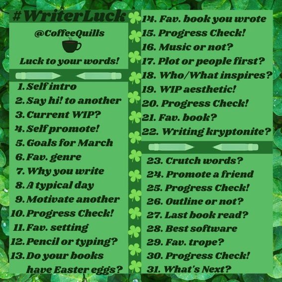 Mitch_Writes's tweet photo. So I’m a day behind for #WriterLuck, but -
G’day, I’m Mitch, a queer aspiring author from Australia with a degree in journalism/creative writing. When I’m not working on a project, I’m usually drawing, baking or hiking. I live in flannel and own a mint green fedora 😎✨ https://t.co/7JeB9eLwvr