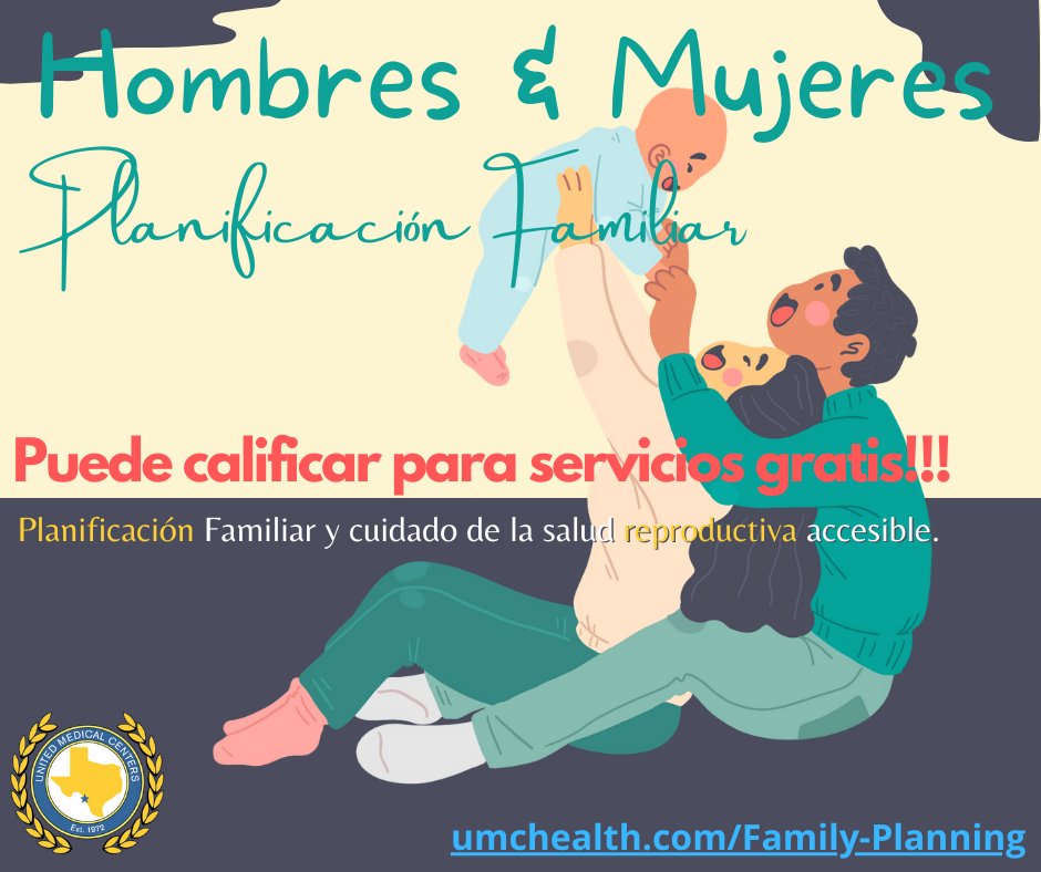 umchealth's tweet photo. Estos servicios gratuitos o de bajo costo ayudan a evitar los embarazos no deseados, permiten a las personas determinar el número y el espaciamiento de sus hijos y mejoran los resultados del parto y la salud en general. Para más información visite: https://t.co/8zRgNBumvL https://t.co/MWMmpaeogR
