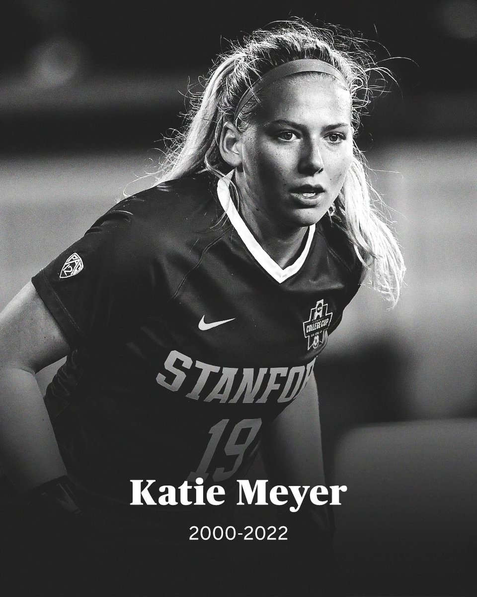 espn's tweet image. Katie Meyer, the captain of the Stanford women’s soccer team, has died. She was 22 years old.

&quot;There are no words to express the deep sadness we feel about Katie Meyer&apos;s passing,&quot; Stanford AD Bernard Muir said in a statement. es.pn/3C6N5UL