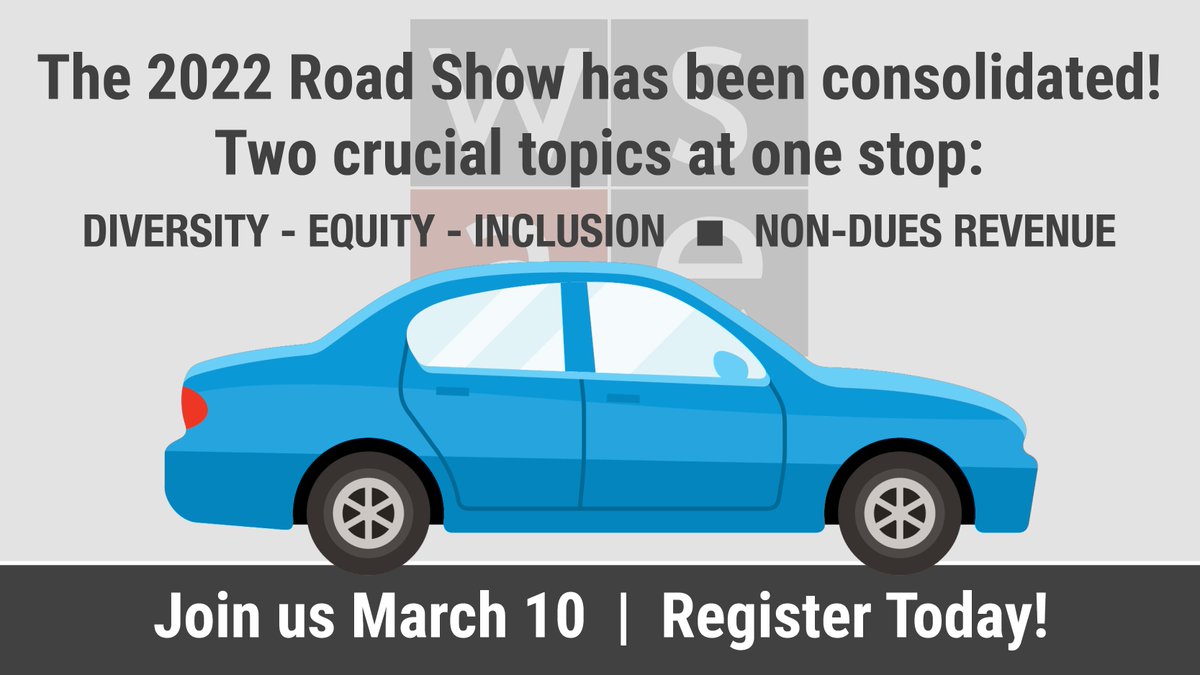 WSAEtweets's tweet photo. Now a one-stop inspiration shop, and there is still time to register for these interactive sessions!
https://t.co/5ccqxwSAjV
#WSAE #WSAERoadShow #Associations #AssociationExecutives #associationprofessionals #betterbyassociation #nonduesrevenue #DEI #DiversityEquityInclusion https://t.co/6B8jS7LY1w