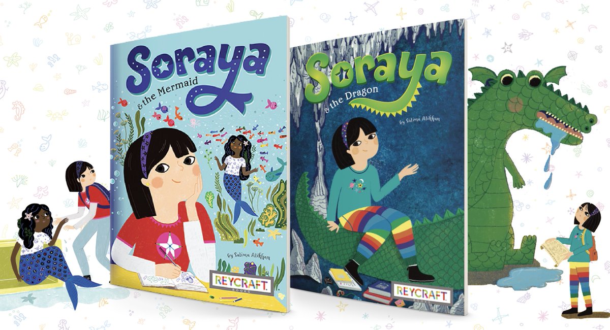 Happy #WomensHistoryMonth! Written by Salima Alikhan and illustrated by Atieh Sohrabi &amp; Jennifer Naalchigar, The Soraya Adventure series is a middle grade series in which new adventures are always around the corner.

Book 1→amzn.to/3hVyNxv
Book 2→amzn.to/3KbRAjz