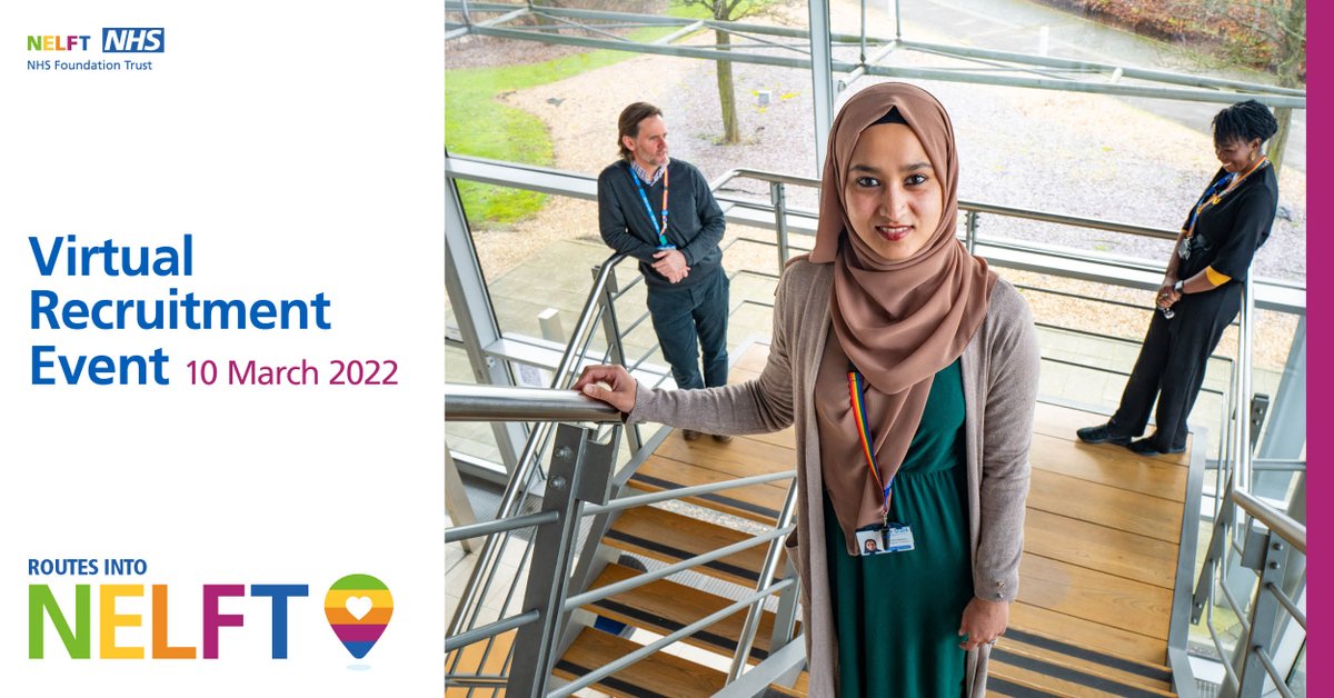 NELFTCareers's tweet photo. We have career opportunities that we would love to talk to you about at our Recruitment Event 10th March at 5:15 – 6:15pm.

Apply here: https://t.co/PkqzpMydtI
#nationalcareersweek https://t.co/aQj3iO1BtD
