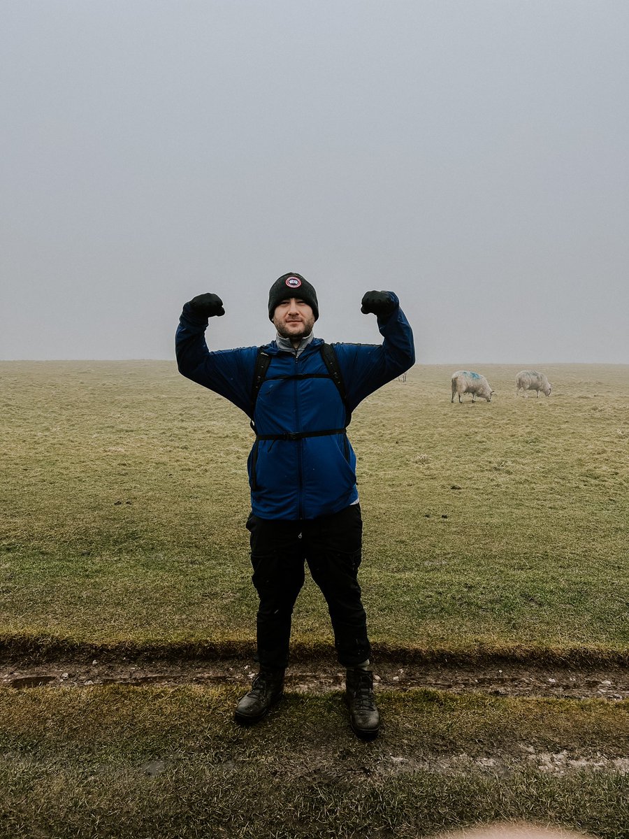 benraineydj's tweet photo. Great trip up the peak district with Teabag, 15km in the fog, 7am start… power fuel for the 🧠 #GoOnLad https://t.co/VI9Vt2FmNc