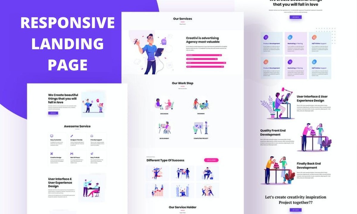Landing pages lead customers to a specific product, service or offer and encourage them to take action. This is your opportunity to create conversions and build your customer base.
Hire me-fiverr.com/share/k0emNW
#landingpage #landing #salespage
