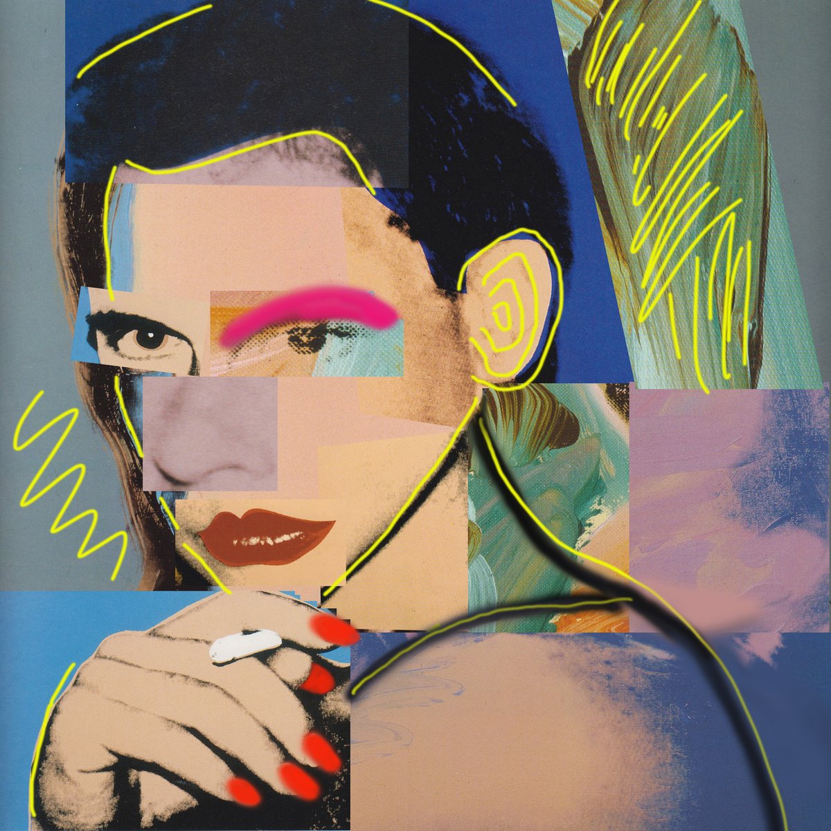 S_Limoness's tweet photo. "The Amorph Persons: Collages of the #AndyWarhol Portraits" 

🖐️🏼Made of 250+ images scanned from A.Warhol Portraits Book

Available on 
@opensea
-
Edition: 1/1
-
Collect here: https://t.co/NAavYEOrS9
-
#NFTCommmunity #digitalcollage #NFT #NFTartists #Collage #NFTdrop #digitalart https://t.co/iTgftjzfcj