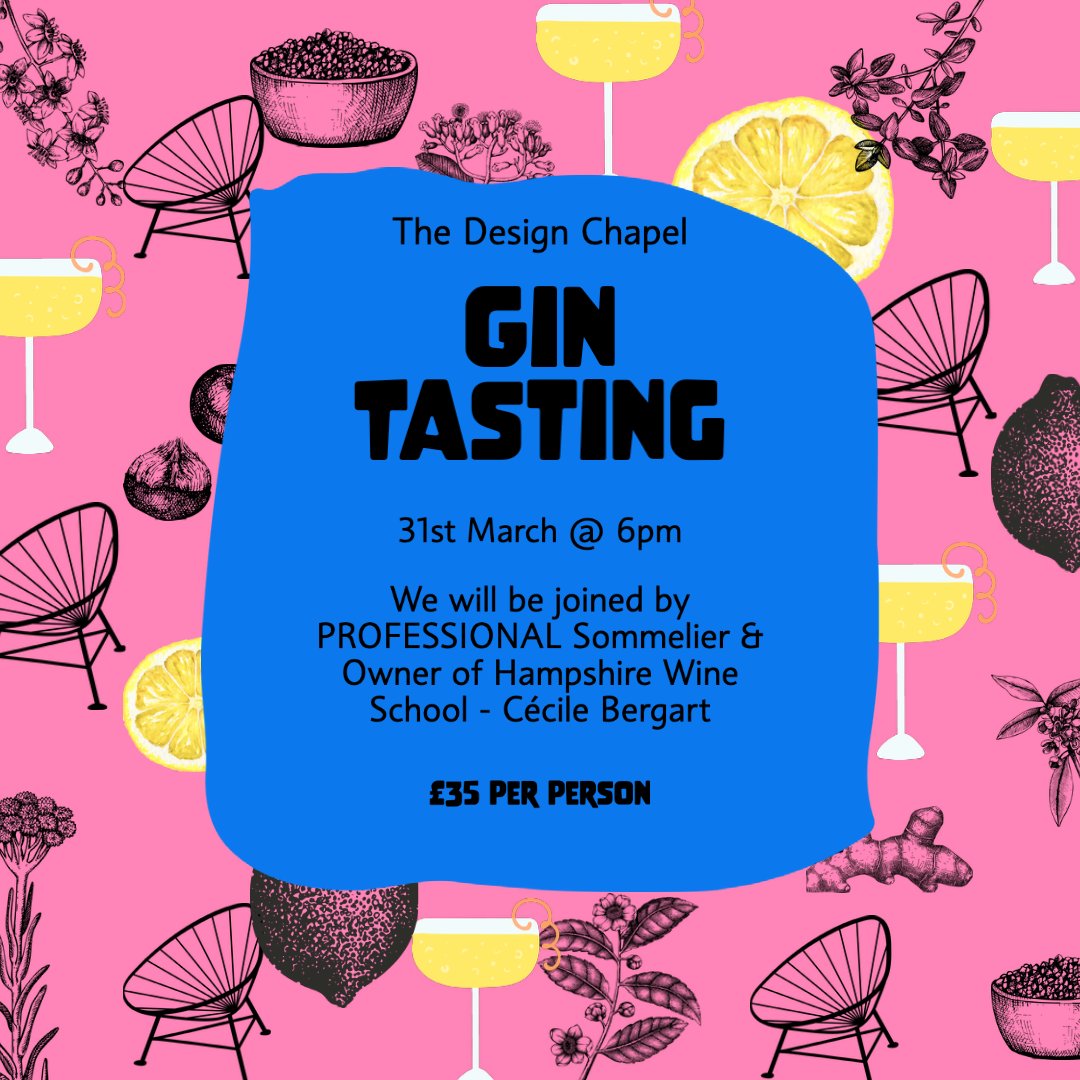 design_chapel's tweet photo. Are you new to the creative/freelance/full-time hustle?🙌Waiting for an opportune moment to dip your toe in the community pool?

What better way to meet new people IRL than tinkering in a new creative AND social skill🧠Join us for a fun evening of gin tasting + grow your network https://t.co/ePkJBM2orF