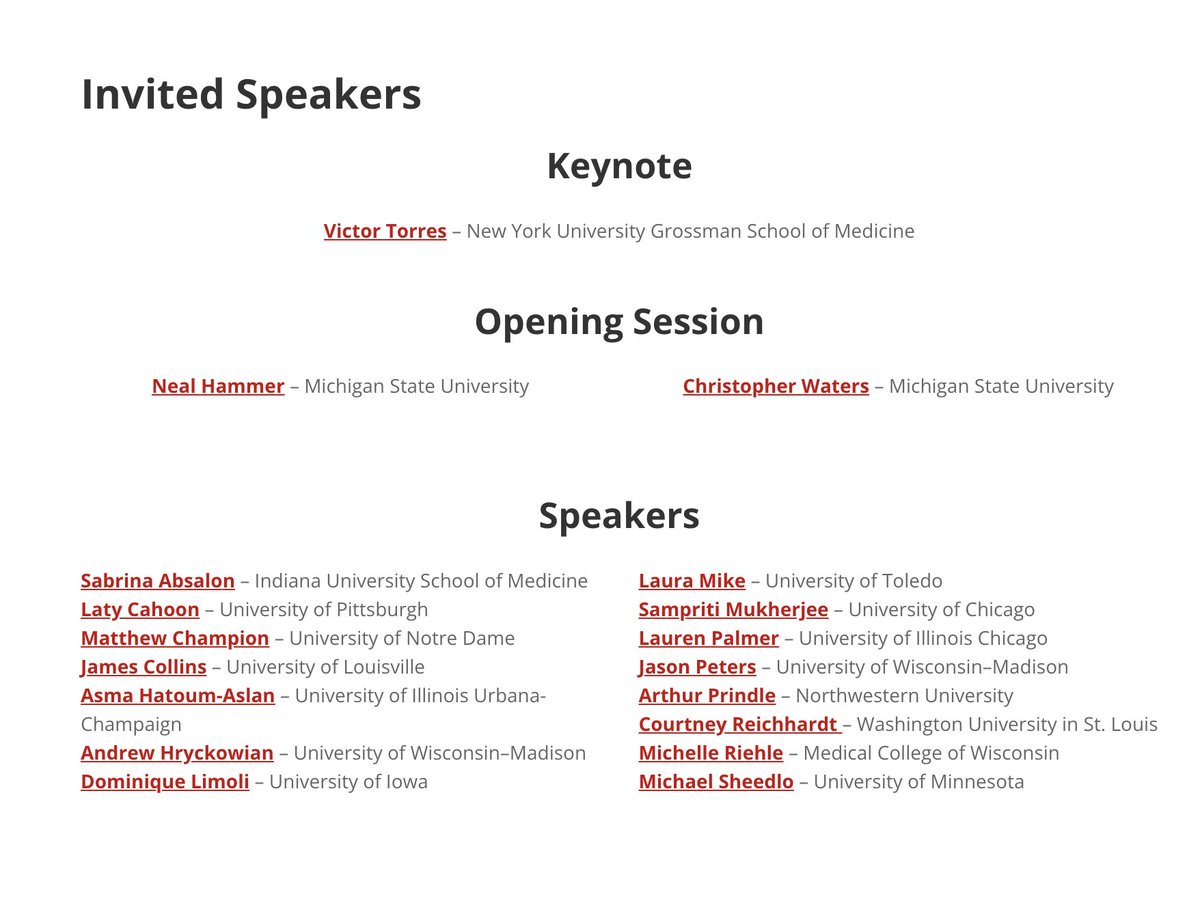Midwest Microbial Pathogenesis Conference (MMPC) tweet media