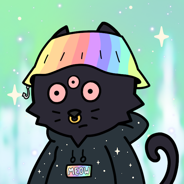 ChgEth's tweet photo. Thread on why i 🧹 these cats 

Swept 
-80 Floor Cosmic Cats 
-9 Top 100 Cosmic Cats

I spent literally $37k on @CosmicCats_ 

Why am i doing this?
I see potential in it👀

Is it worth sweeping?👇 https://t.co/hL266ECxHe