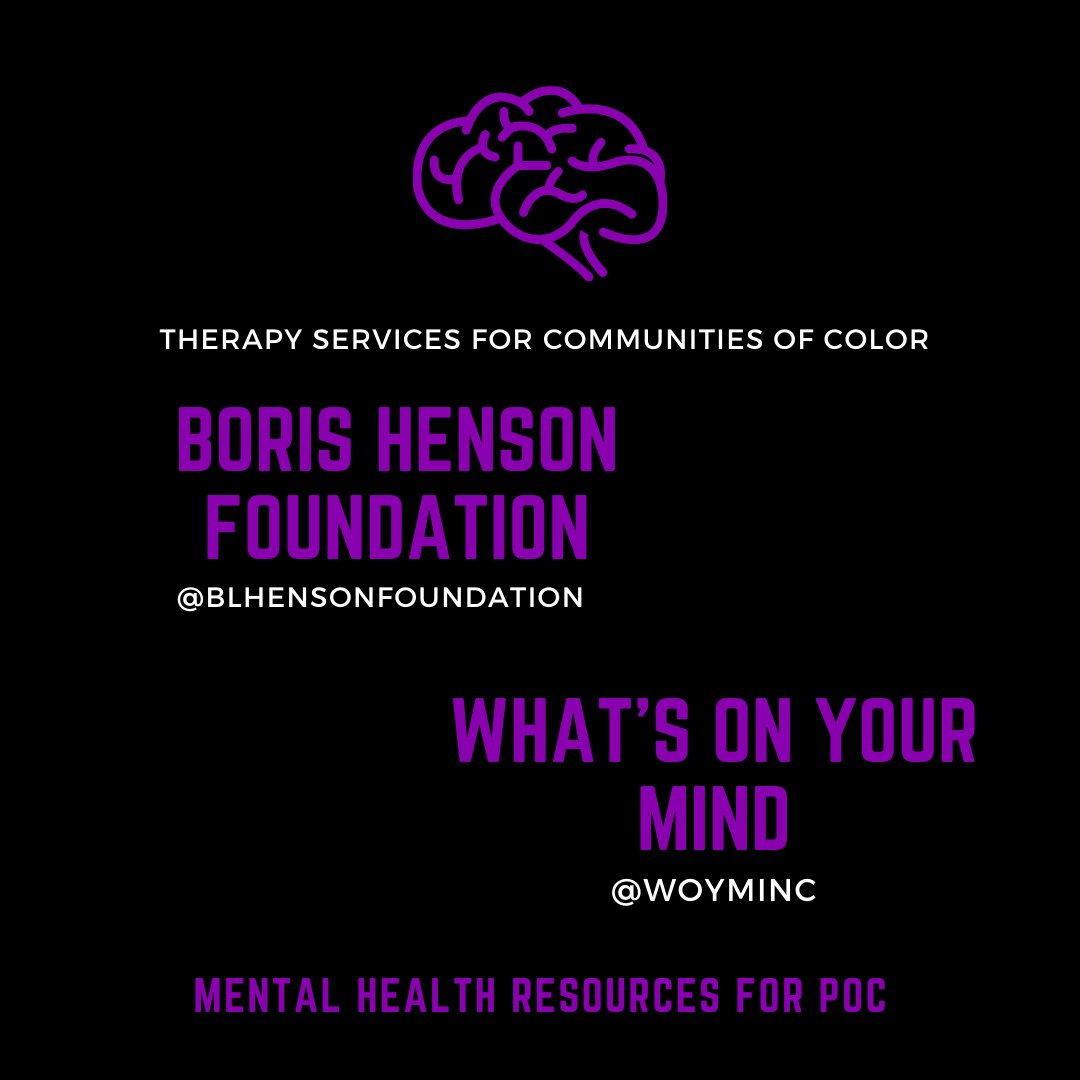 These are some FREE mental health resources. Please take advantage and amplify. 

If you need long term care, please look to the following for Black Providers:

- Beam.community

- abpsi.org/find-psycholog…

- psychologytoday.com/us/therapists/……