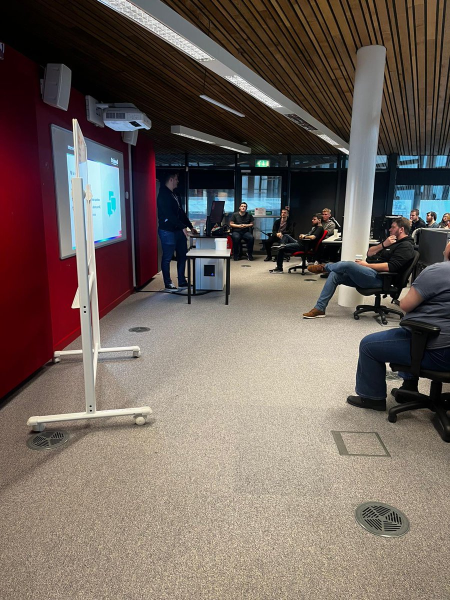 USW_NCSA's tweet photo. Thanks to Matthew and James from Bridewell for an insightful session, discussing CV and interview techniques with our Year 3 Applied Cyber ​​Security students. @James_M_John @UniSouthWales #cybersecurity #industry https://t.co/I0GyGIBQek