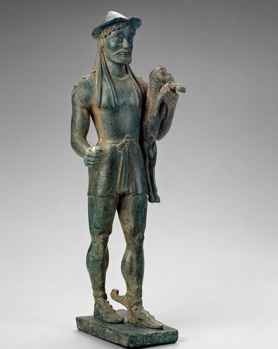 Classical Mythology on Twitter "Statuette of Hermes Kriophoros ("ram