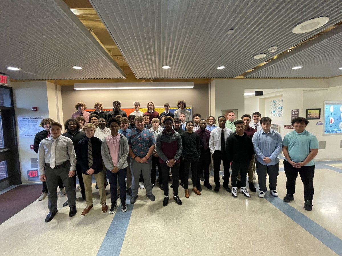 Today was a great day for Falcon football players and Lower Pottsgrove students as they participated in and celebrated Read Across America Day!