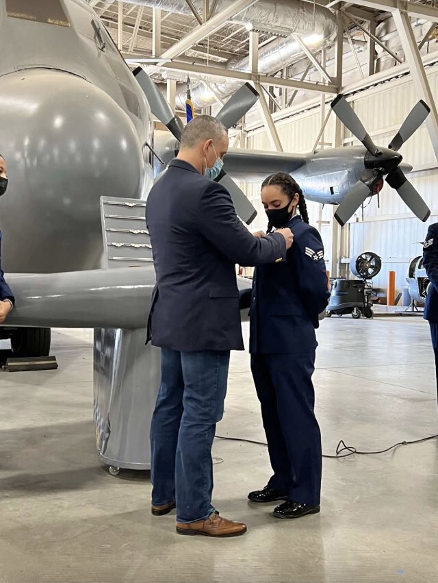 StephensonDorn's tweet image. This just happened.  My daughter got her wings today #usaf #boomoperator #girlsrule #beautybrainsandtalent