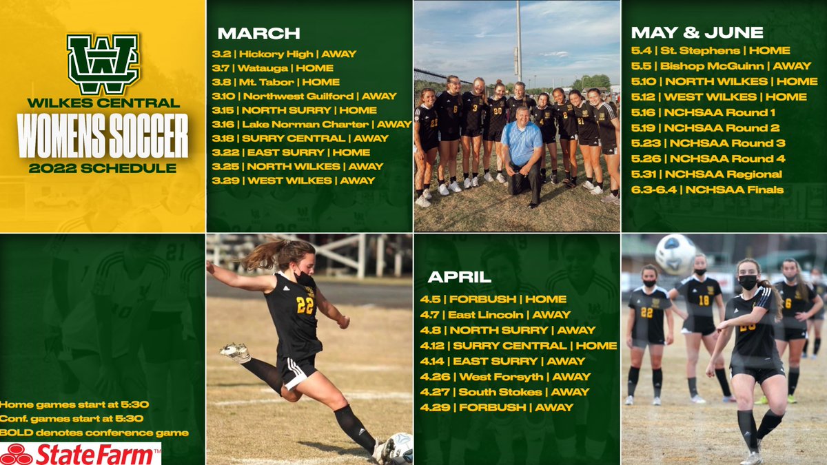 The Lady Eagle Soccer team kicks off their season tonight at Hickory High at 5:00. Make plans to come support the Lady Eagles this season as they go for another conference championship and deep playoff run!
