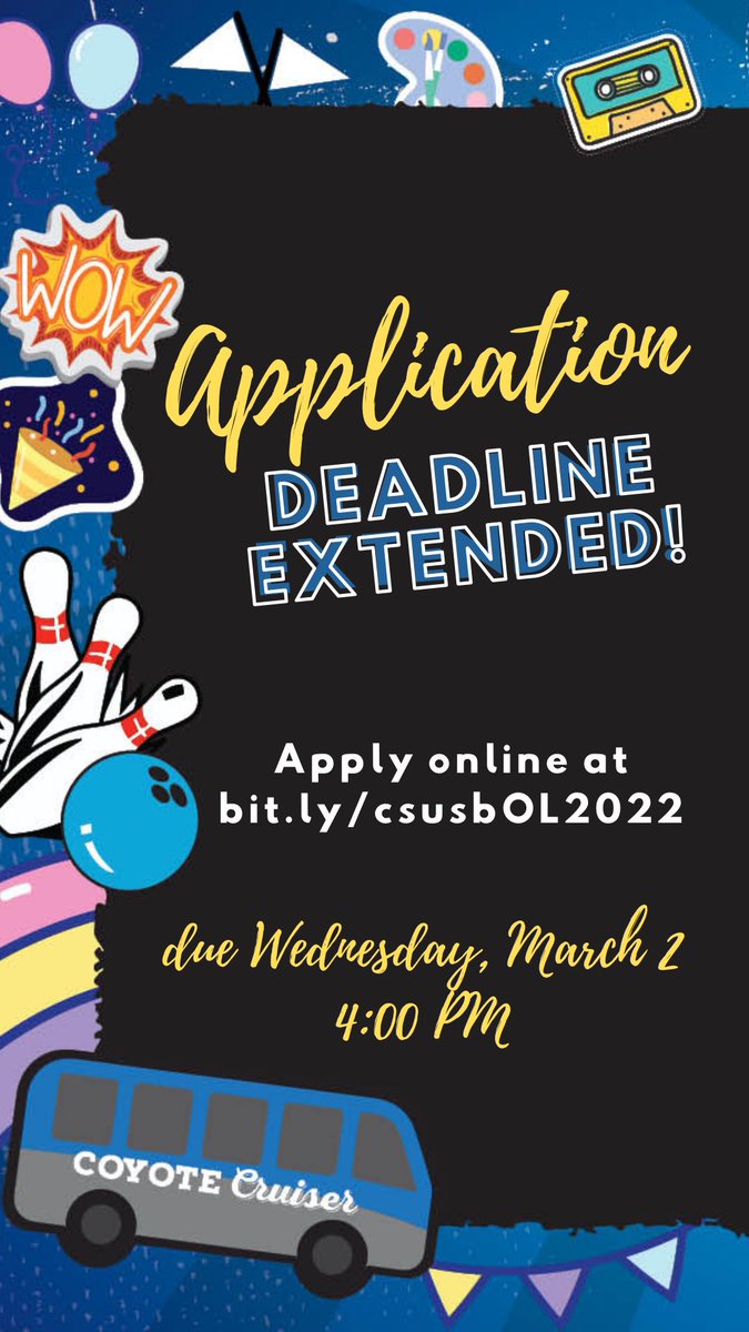 Orientation Leader applications are due TODAY! ✨ bit.ly/csusbOL2022