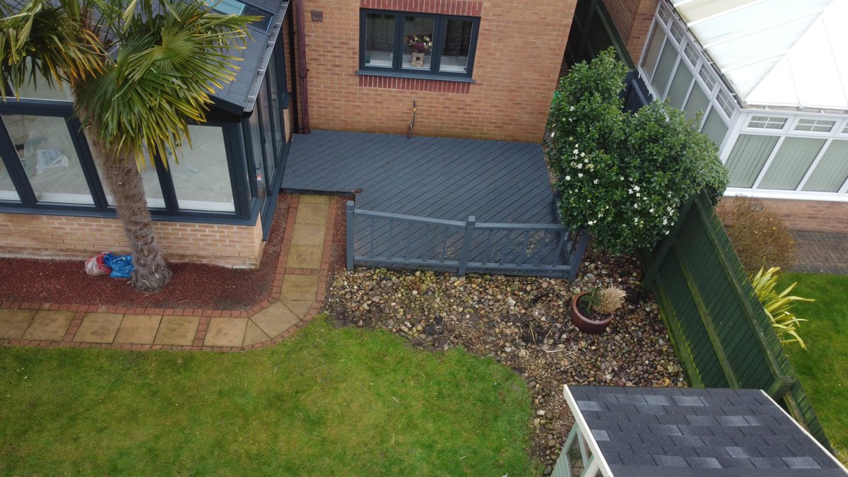 Patio area coming along nicely on our latest project 😃 Looking forward to our delivery of Italian porcelain from <a href="/SandstoneUK/">Cheshire Paving Stones</a> 👍 #Nottingham #landscaping #gardedesign #giltbrook #Creatingyourperfectspace Facebook.com/gandjlandscapes gandjlandscapes.co.uk