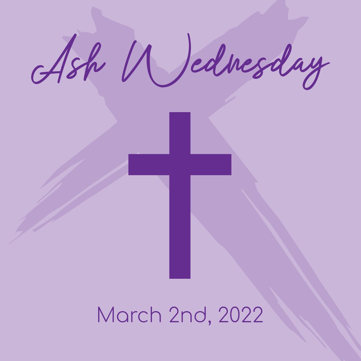 As a reminder, #Lent begins each year on #AshWednesday (46 days before #EasterSunday). This year Lent will start today, March 2, 2022; and if you are following the 40 days tradition, Lent will then end on Holy Saturday, April 16th, 2022!