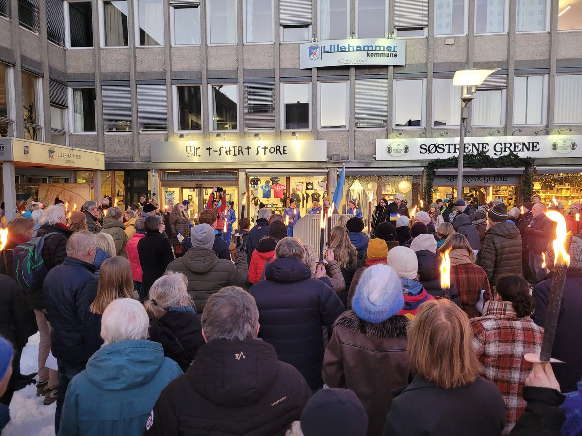 haagensene's tweet photo. City of Lillehammer supports #ukraine. #StopTheWar #StopPutinNOW https://t.co/P5wtgZtOE9