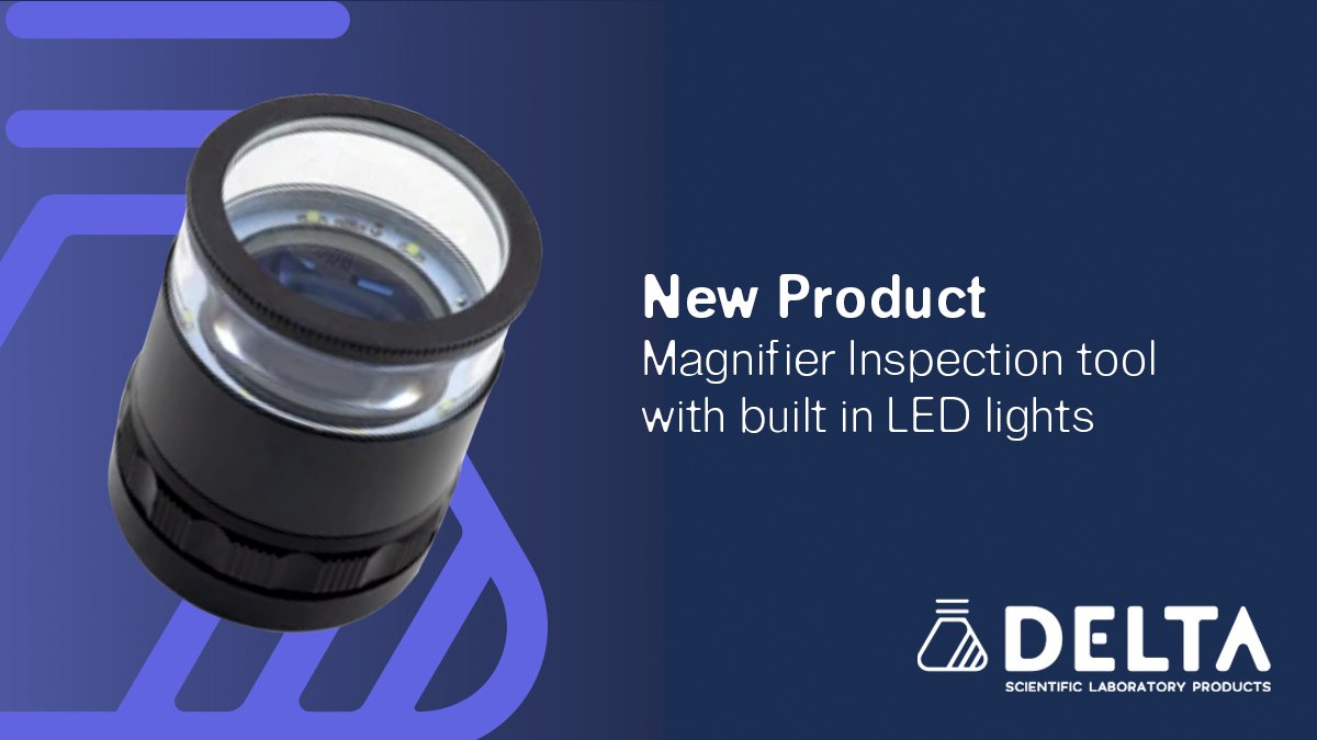 delta_sci's tweet image. Delta is proud to announce that we are now distributing a new product from Glass Expansion, the Magnifier Inspection Tool with built in LED lights.

Learn more about this new product delta-sci.com/blogs/news/mag… 

#Laboratorysupplies #Magnifiertool #science