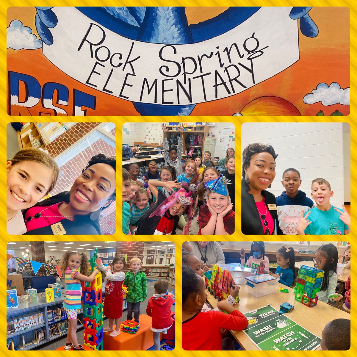 I loved spending time reading with my new 3rd grade buddies @RSE_HCS! They were such a joy, super inquisitive, and attentive! I also spent a little time with some kinders has they work on creativity & design building! @AlmandBonnie @ketruitt #ReadAcrossHenry2022 #HenryReads